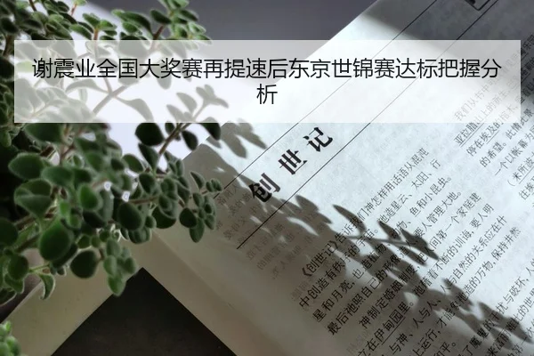 谢震业全国大奖赛再提速后东京世锦赛达标把握分析