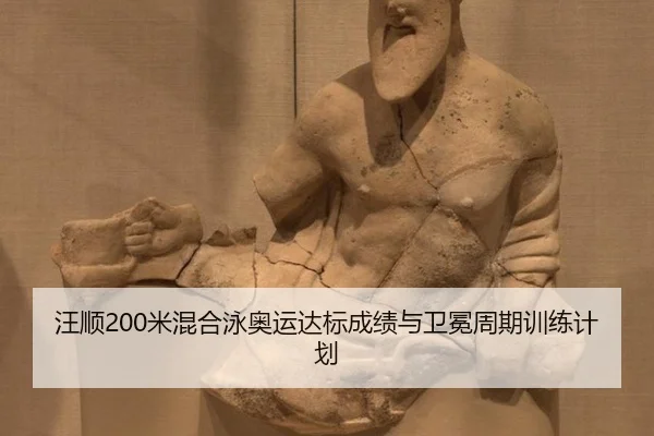 汪顺200米混合泳奥运达标成绩与卫冕周期训练计划